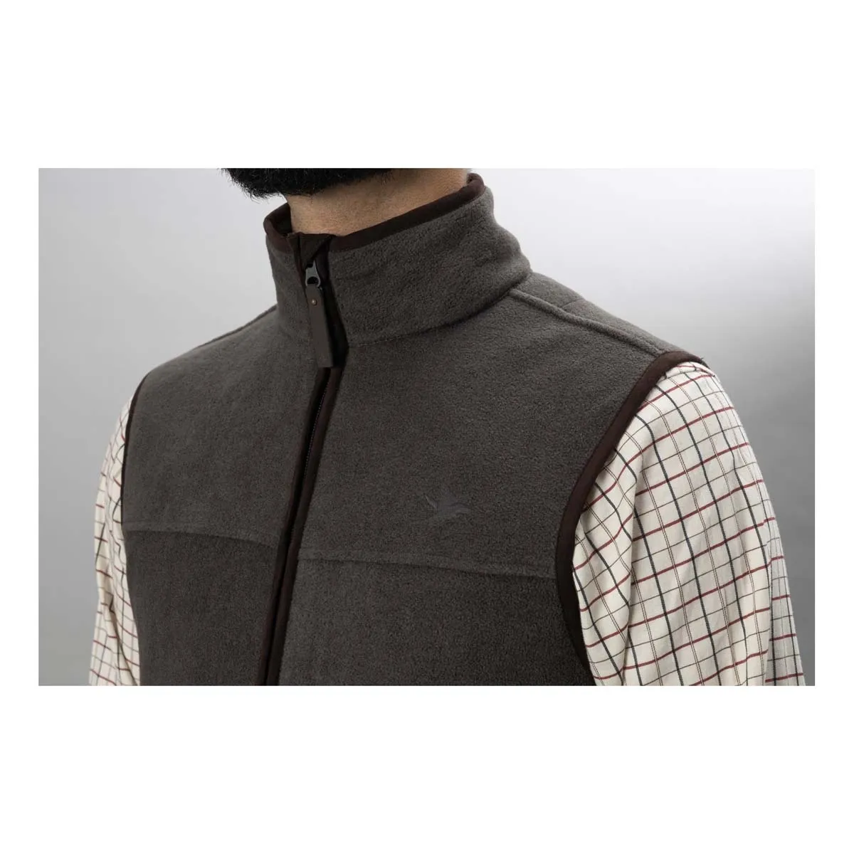 Seeland Woodcock Earl Fleece Waistcoat - Dark Grey Melange