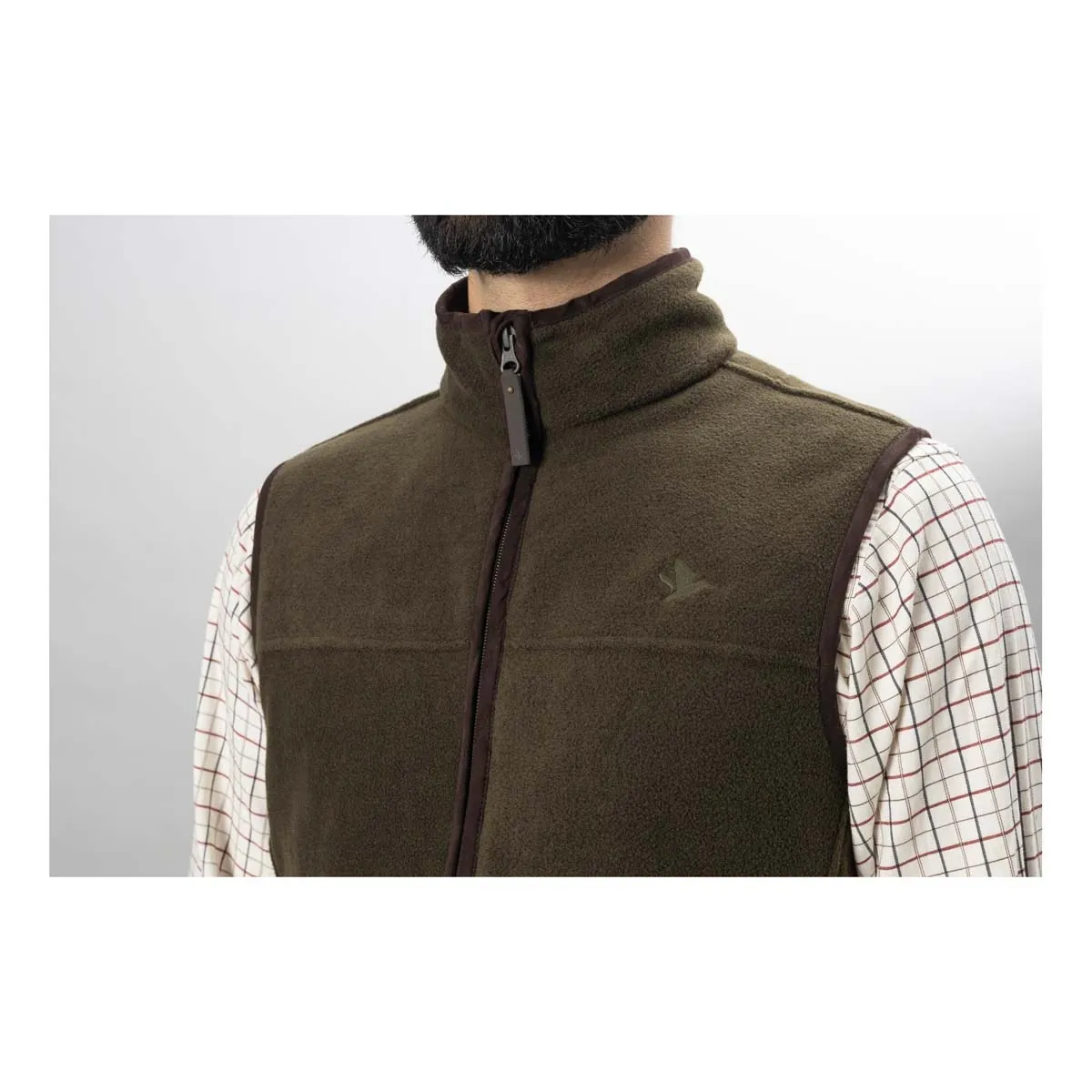 Seeland Woodcock Earl Fleece Waistcoat - Pine Green Melange