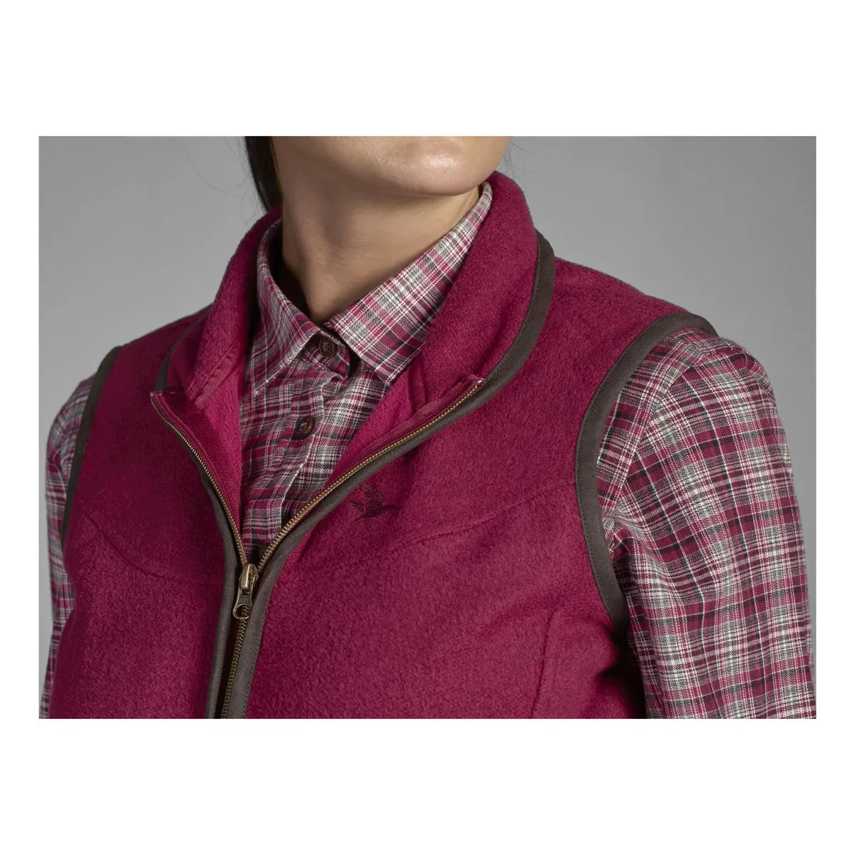 Seeland Woodcock Lady Fleece Waistcoat - Classic Red