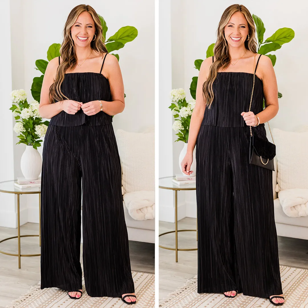 Show Me A Good Time Jumpsuit, Black