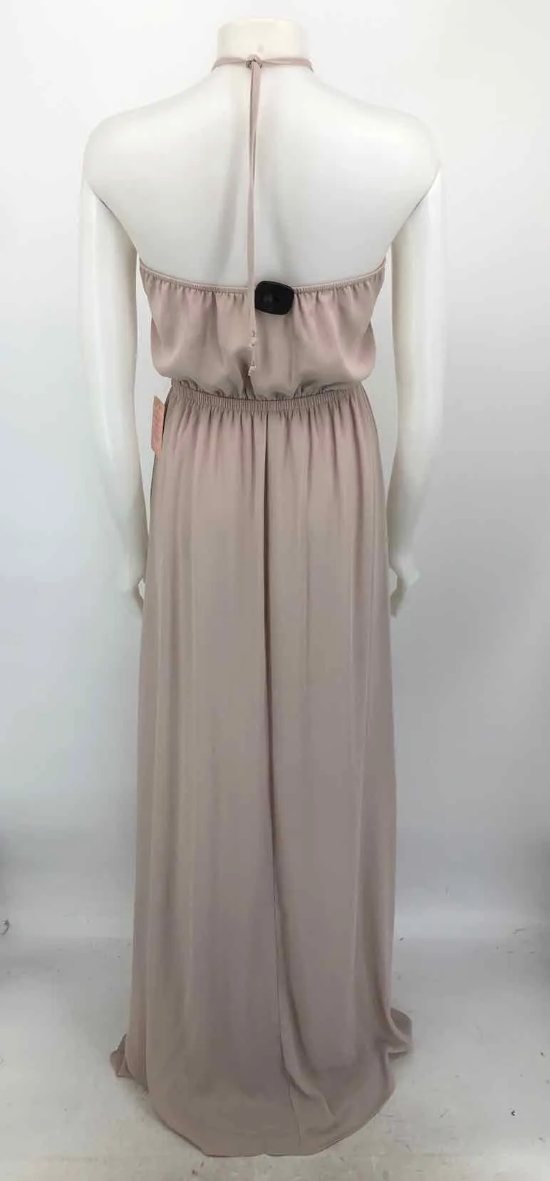 SHOW ME YOUR MUMU Lt Pink Halter Maxi Length Size MEDIUM (M) Dress