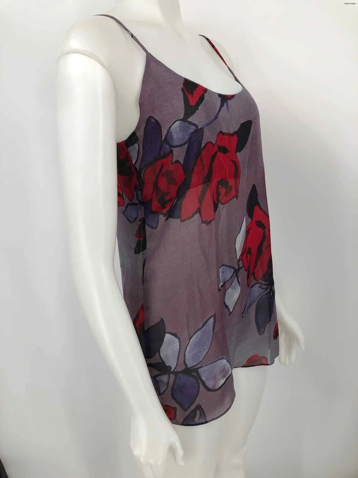 SHOW ME YOUR MUMU Purple Red Multi Floral Tank Size SMALL (S) Top