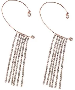 Sohi Women's The Cristal Cuff Earrings