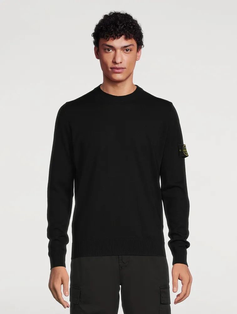 STONE ISLAND Wool Crewneck Sweater