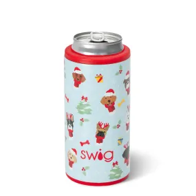 Swig Santa Paws Skinny Can Cooler 12oz