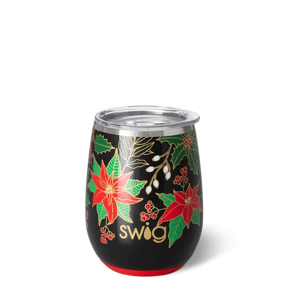 Swig Tis the Season Stemless Wine Cup (14oz)