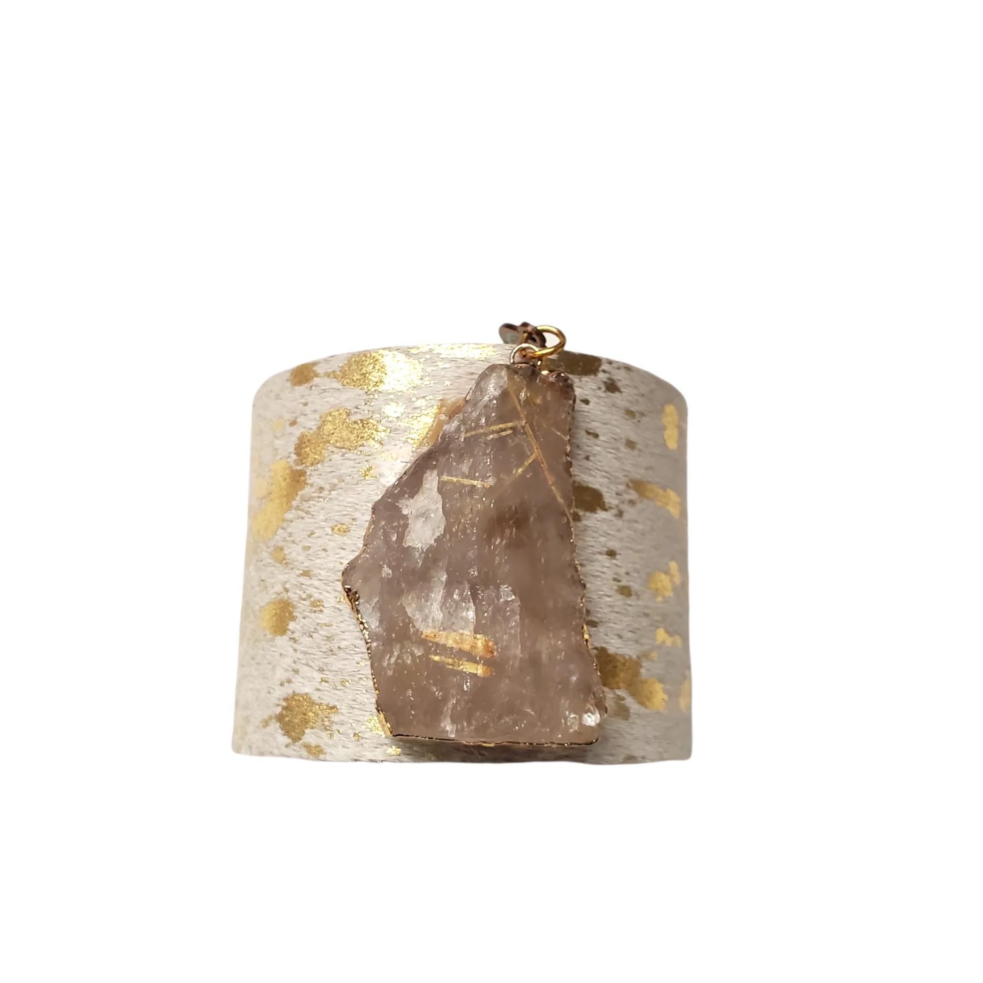 The Brylan Rutilated Quartz Cuff Collection