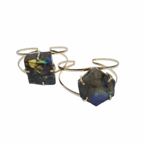 The Charline Labradorite Cuff Collection