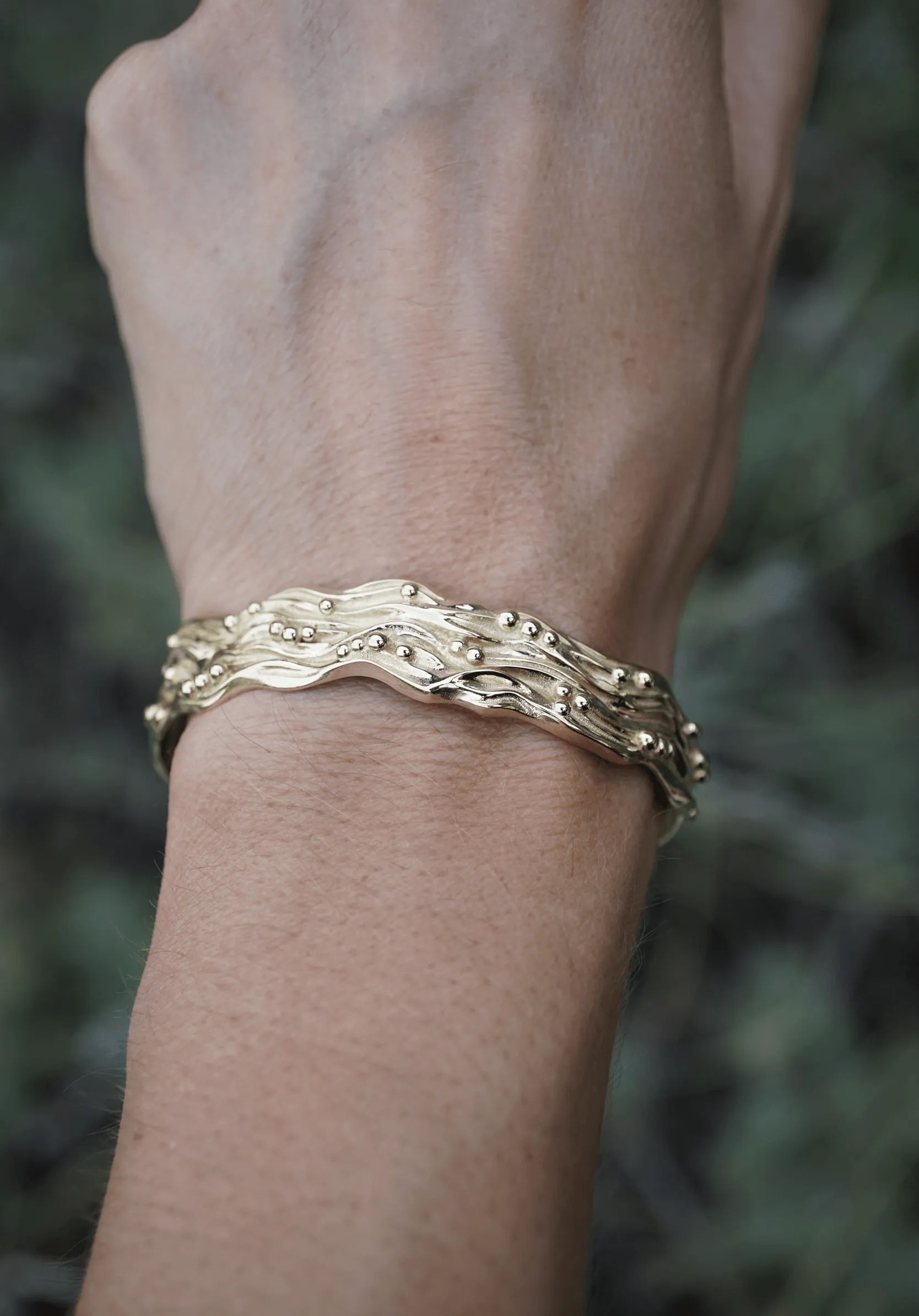 The Large Golden Rio Cuff