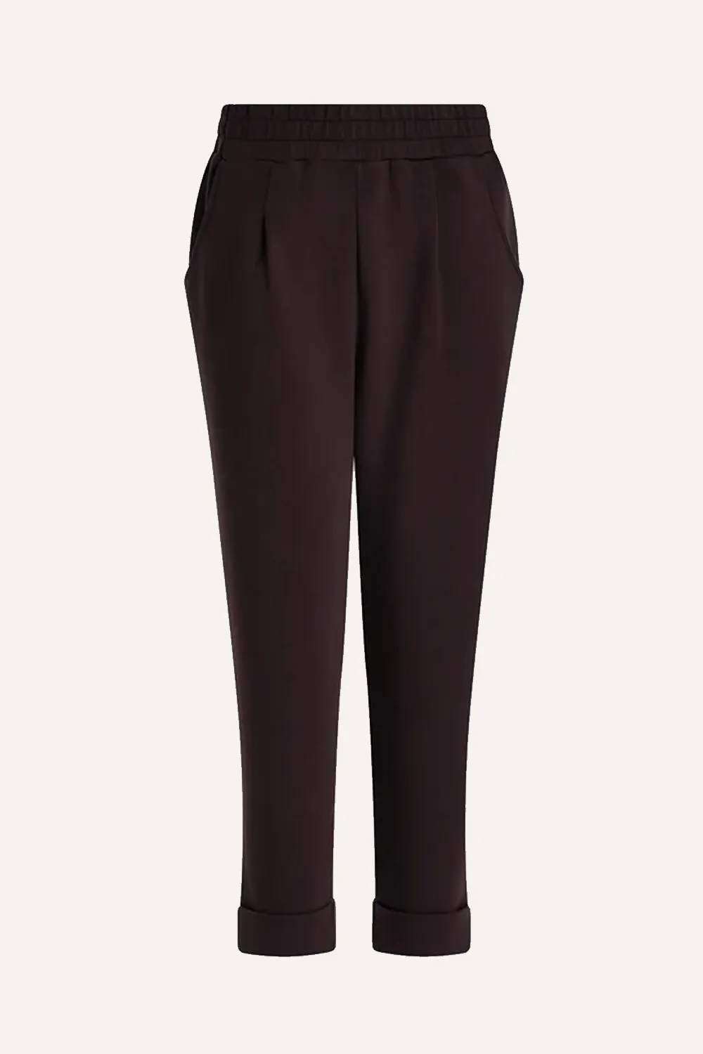 The Rolled Cuff Pant 28.5 in Coffee Bean