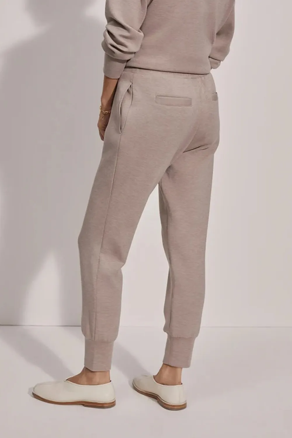 The Slim Cuff Pant 27.5 In Taupe Marl