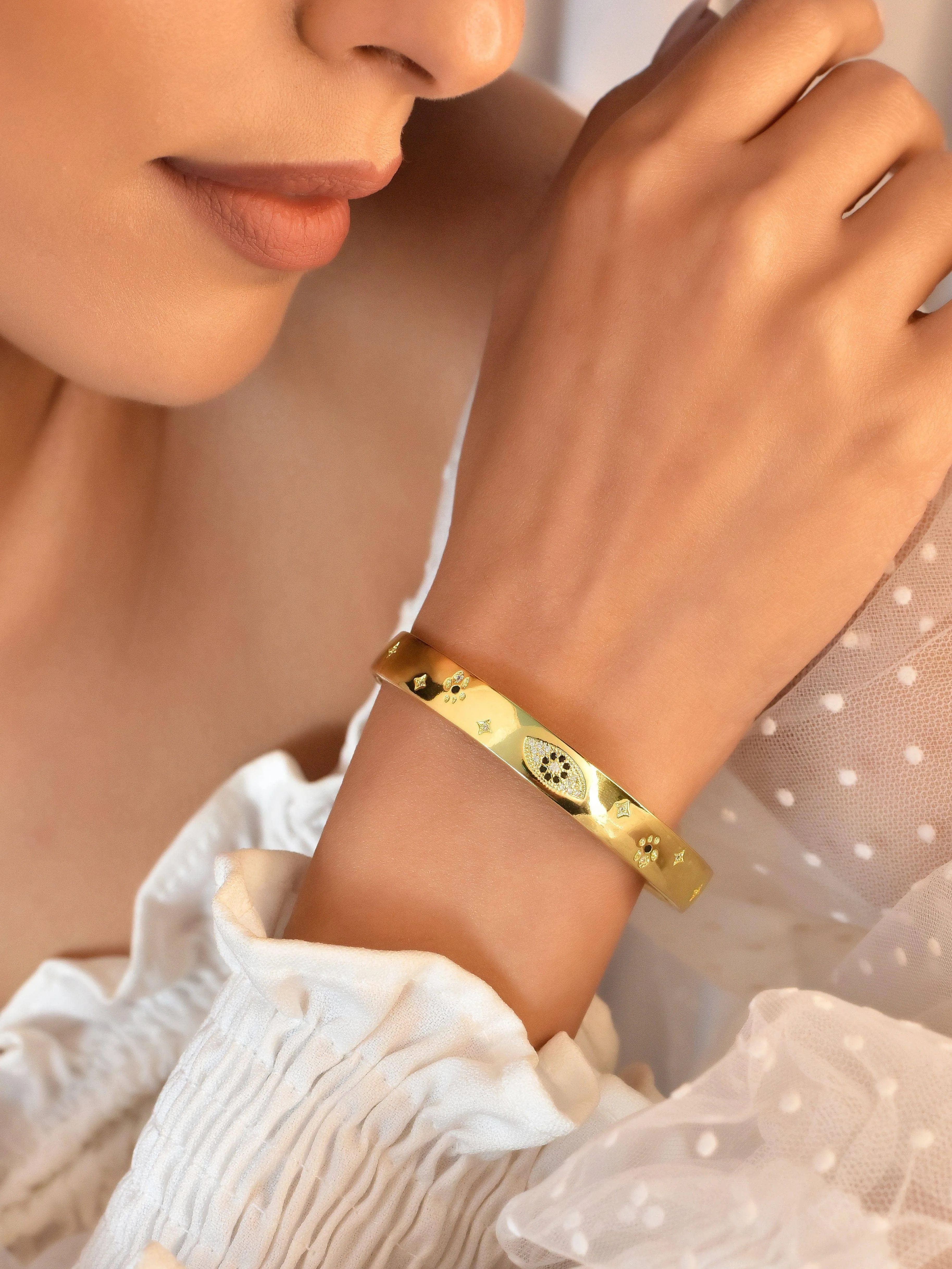 The Statement Maker Eye Cuff Bangle