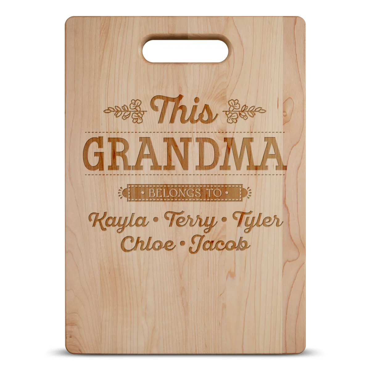 This Grandma Personalized Cutting Board