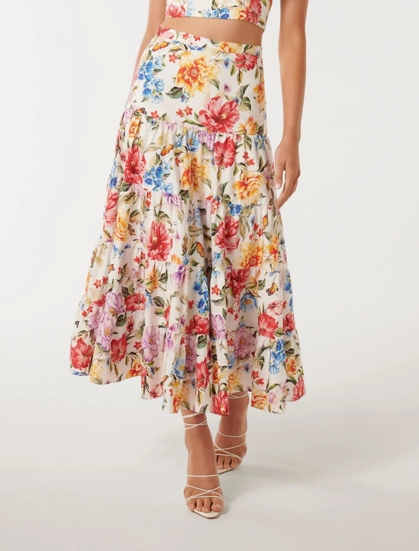 Tilly Tiered Midi Skirt