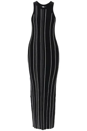 Toteme long Ribbed Knit Naia Dress In   Black