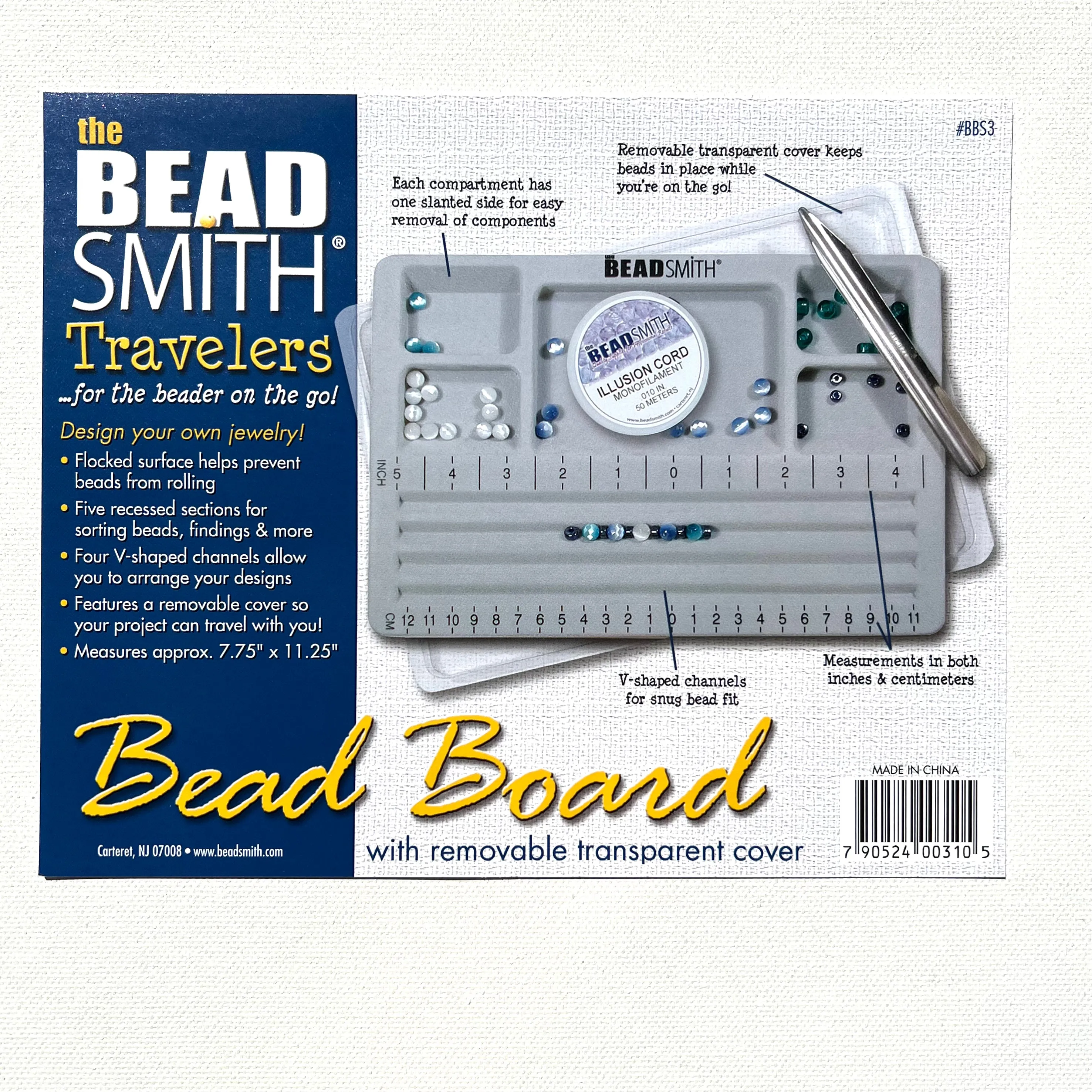 Travel Bead Board with cover