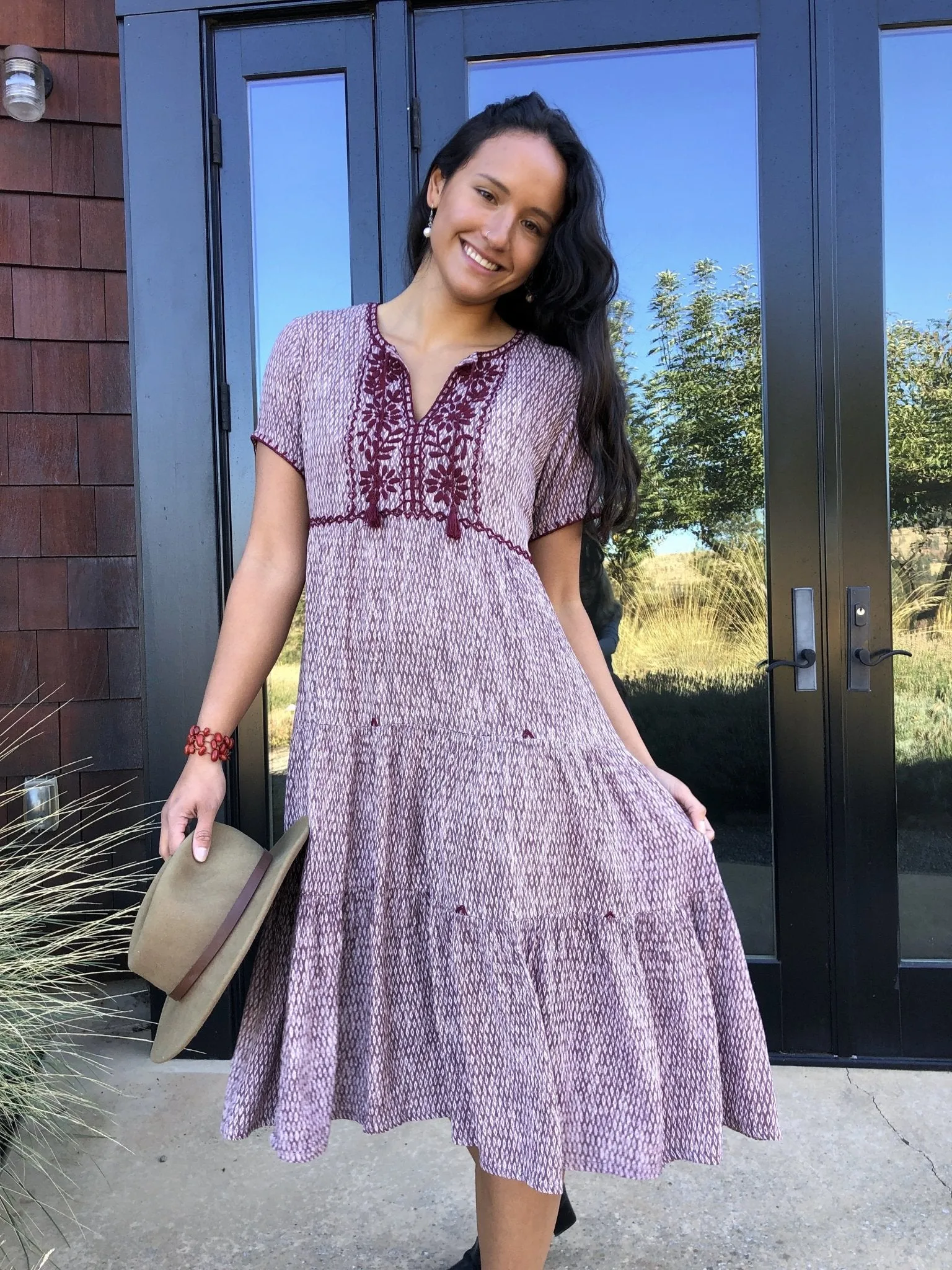 Valeria Tiered Midi Dress