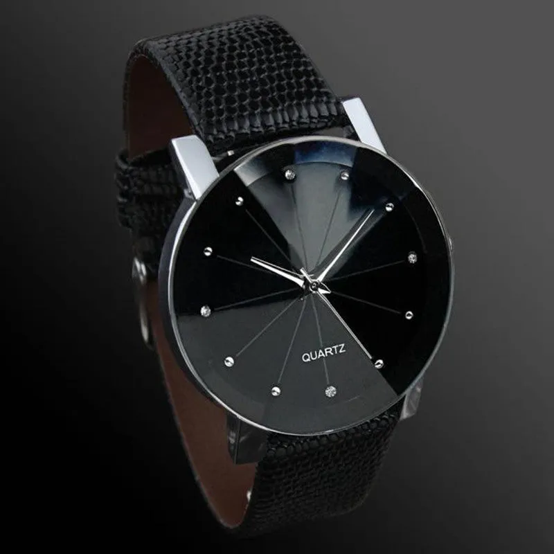 Watch Men Top Luxury Military Army Business Relogio Masculino Quartz Dial PU Leather Band Date Clock