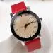 Watch Women Dress Clock Leisure Letters Pattern PU Leather Band Relogio Feminino