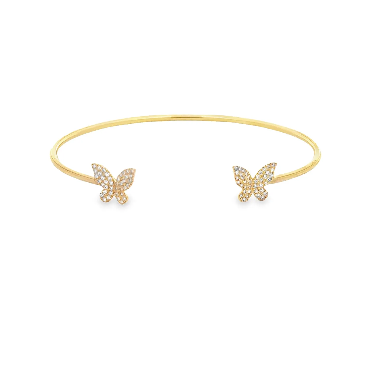 WD1287 Butterfly Open Cuff Bracelet