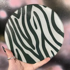 Zebra Glass Chopping Board